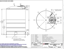 Snyder #ASM-TK-5000VDI-X-102 width X 155,1 H, poly water tank