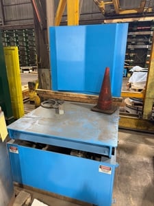 10,000 Lb. K & S, Mechanical Up-Ender, 60" outside dimension, 1 HP, 48" x48" platform