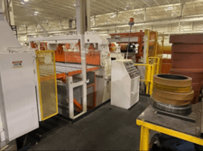 72" x .125" Strilich/Bradbury Multi-Blanking Line, 75000 lb., 72" outside dimension, 20-24" ID, 12-74" width
