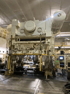 1600 Ton, Danly #SE4-1600-72-32, Tandem Press Line, 26" stroke, 16" adj, 48" Shut Height, 12 SPM, 150 HP @