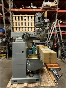 Acra #LCTM1, vertical mill, 39" x16.3" x5" travel, 3 HP, 10" x54" table, 18.5" ram, 9.6-28.1" throat, 1-shot