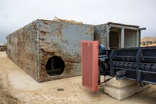 120" wide x 8.6' long, Custom #48X80-2 Reclaim Tunnel