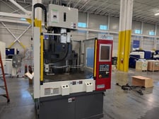 112 Ton, 2.4 oz., Niigata #MDVR110S8000-IM1142, vertical 2-station rotary injection molding machine, 2022