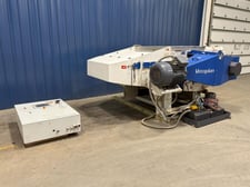 Vecoplan #VAZ-1300-M, low noise waste grinder, vertical hopper feed, 52" x 58" opening, 2016