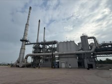 Electrostatic precipitator, McGill AirClean 3-200, for glass furnace emission/polution Control
