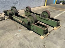 30 Ton, Ransome #BPRR, 60000 lb. tank turning rolls, 1 drive & 1 idler roll, SCR vari-speed
