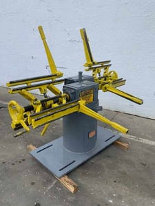 1600 lb. Cooper Weymouth #2RD, double end coil reel, 18" width, 48" outside dimensions, 11.5"-23.5" ID