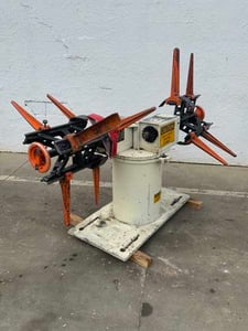 1600 lb. Cooper Weymouth #2RD, uncoiler, 18" width, 48" outside dimensions, 11.5"-17.5" ID, manual expansion