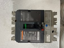225 Amps, Merlin Gerin #NSF250N, Molded Case Circuit Breaker, 3-pole, 600Y/347 VAC, thermal-magnetic trip