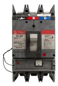 400 Amps, GE Spectra #SGLA36ATD400, Molded Case Circuit Breaker, 3-pole, 240/480/600 Volt, 3PH
