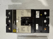 125 Amps, Square D #KAL36125139, Molded Case Circuit Breaker, 3-pole, 240/480/600 VAC, 250 VDC, 3PH