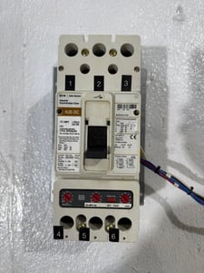 225 Amps, Cutler-Hammer #HJDDC3225A, Molded Case Circuit Breaker, 3-pole, 600 VAC/250 VDC, 3PH