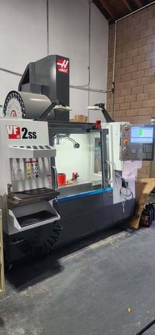 Haas #VF-2SS, CNC Vertical Machining Center, 36" x 14" table, 30" X, 16" Y, 20" Z, 30 HP, 12,000 RPM, 24