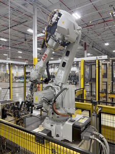 ABB, IRB-2600-12/1.85, 6-Axis robot, 26.4 lb payload, IRC 5 controller, pendant controller, 2022