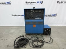 Miller #Syncrowave-300, AC DC tig stick welder with Miller Coolmate 3 cooler, ground clamp, tig torch