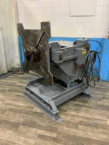 2500 lb. Aronson #HD25A, welding positioner, 30" x 30" table area, 135° power tilt, power rotation, 1978