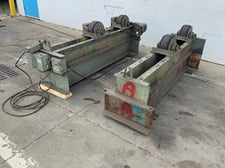 Aronson #25A, 2500 lb. tank turning rolls, 30" x 30" tale area, 135&deg; power tit, power rotation, 1978