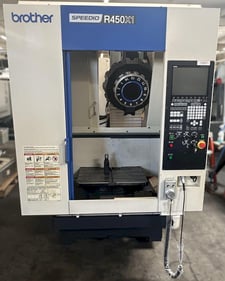 Brother #Speedio-R450X1, CNC drill & tap, 14 ATC, 17.7" X, 12.6" Y, 12" Z, 10k RPM, BT30, 23.6" x 11.8" tbl.