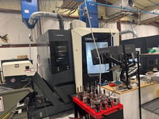 DMG, Mori #DMU-50, 5-Axis CNC vertical machining center, 32 automatic tool changer, 20000 RPM, HSK-63, 35 HP