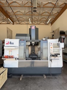 Haas #VF-4SS, CNC Vertical Machining Center, 52" x 18" table, 50" X, 20" Y, 25" Z, 30 HP, 12,000 RPM, 24