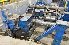 72" x 0.325" Delta #72-72, Cut-To-Length line, 72000 lb., 80" OD, 22"-30" ID, entry 4-arm turnstyle, powered
