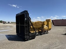 1250 KW Caterpillar #3512, diesel generator set, 480 Volts, 3-phase, 1818 HP @ 1800 RPM, open skid, 2002