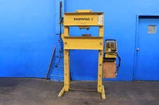 50 Ton, Enerpac #RC-506-T, H-frame hydraulic press, 6" stroke, 48.5" DL