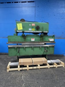 25 Ton, Chicago #285, Press Brake, 96" opening, 7.5 HP, 240 V.
