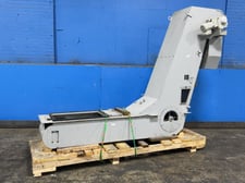 21" wide, Chip Conveyor, 60" flat, 60" rise, 200/220 V.