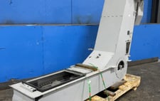 21" wide, Chip Conveyor, 60" flat, 60" rise, 200/220 V.