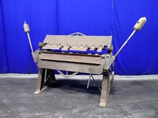 4' Chicago #BP0-414-6, Finger Brake, 10 fingers