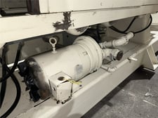 4.5" PTI, extruder, 32:1 L/D, vented, water-cooled barrel, 125 RPM, 200 HP DC, 6 barrel zones, 1992