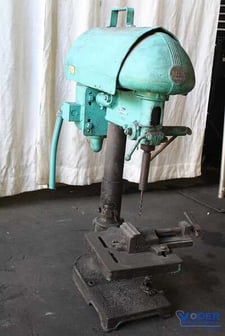 14" Delta #14, single spindle drill, 7" throat, 10" x 10" table, #2MT, 1/2 HP, #65425