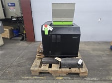 7.8" x 16.5" Conair #817, plastic granulator, 3-knife open rotor, 1/2" screen, 10 HP, 460/3/60