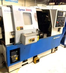 Daewoo Doosan #Lynx-200L, CNC Lathe, 18.1" swing, 19.68" machining length, 11" max. machining diameter, 6.3"