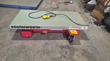 1100 lb. Southworth #CLL1.1-26, back saver lite portable lift, 24" x40" tbl., 36.5" lift height