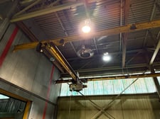 1.5 Ton, Cleveland Tramrail, bridge crane, 14' column, 50' bridge, 20' runway, AA256118