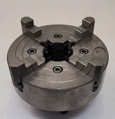10" Buck, 4-jaw lathe chuck, D1-6 mount, 2-7/8" thru hole, 94078