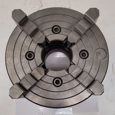 10" Buck, 4-jaw lathe chuck, D1-6 mount, 2-7/8" thru hole, 94078
