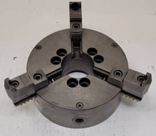 10" Poland #S10A8ZD, 3-jaw lathe chuck, 3" center hole, 94116