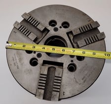 10" S-P, 3-jaw lathe chuck, 2.25" center hole, 92487