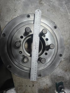 12" Buck, 3-jaw lathe chuck, D1-6 mount, 3-1/4" thru hole, 94055