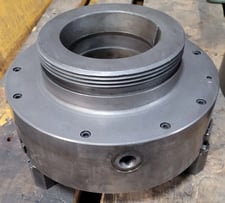 12" Cushman, 3-jaw lathe chuck, L2 mount, 3" center hole, 94065