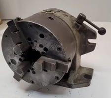 6" Buck, 3-jaw lathe chuck, with super spacer, 1-1/2" thru hole, 94095