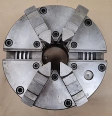 8" Buck #4862, Adjust-Tru 6-jaw lathe chuck, D1-6 back mount, 2-1/4" center hole, 94097