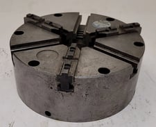 8-1/4" Pratt & Whitney Burnerd #9219-00375, 3-jaw lathe chuck, 2-1/8" center hole, 94085