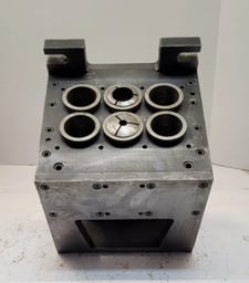 Beere, 6-station uniform 5C collet fixture, 2500 max grip pressure, 91472