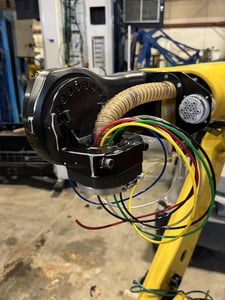 Fanuc #M-20ID/25, 6-Axis CNC Robot, 55 lb. payload, 72.1" reach, R-30iB MATE Plus controller, teach pendant