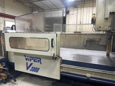 Mighty Viper #VMC-B3000, bridge-style CNC vertical machining center, 118.1" X, 82.7" Y, 42.1" Z, 90.6"