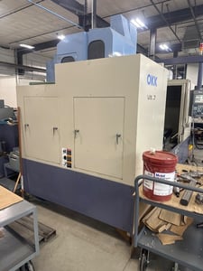 OKK #VM7, CNC Vertical Machining Center, 60.2" X, 29.1" Y, 26" Z, 30 automatic tool changer, Neomatic 635V